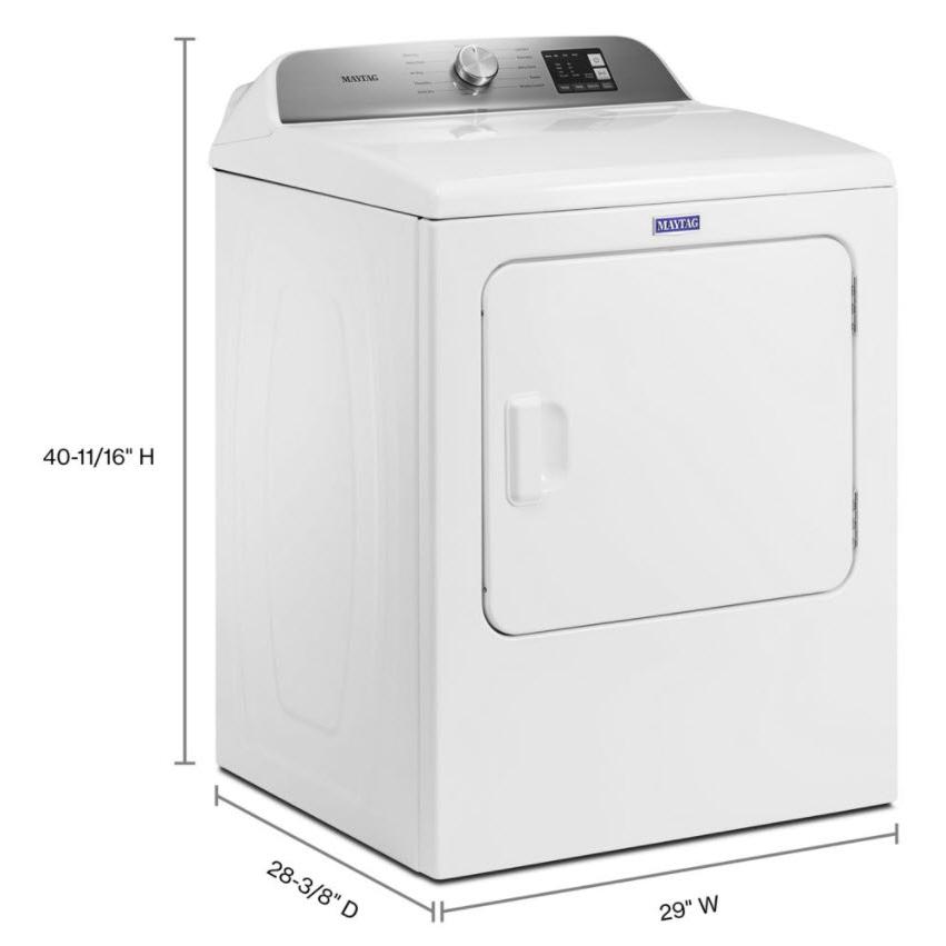  Maytag 7.0 cu. ft. Electric Dryer with Advanced Moisture Sensing YMED6200KW IMAGE 4