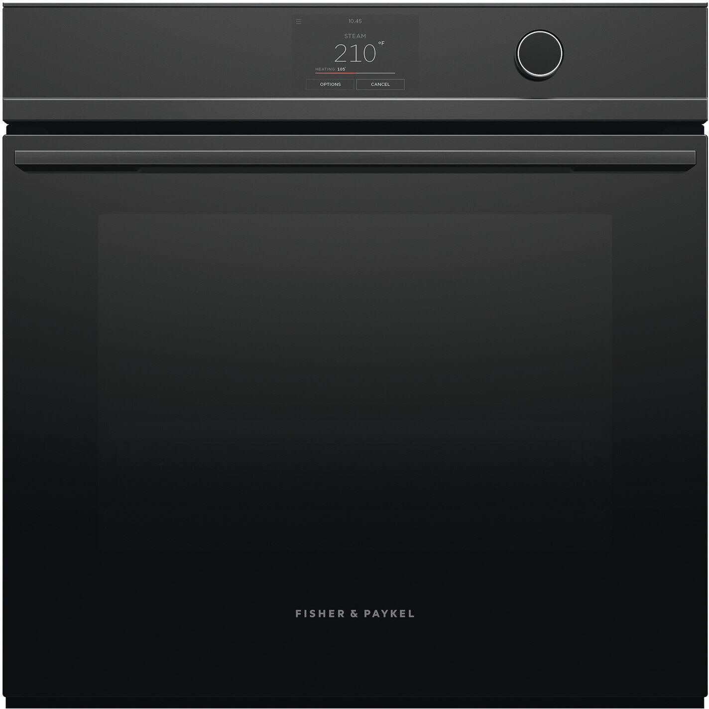  Fisher & Paykel 24-inch, 2.5 cu.ft. Built-in Single Wall Oven with Convection Technology OS24SDPTDB1 IMAGE 1