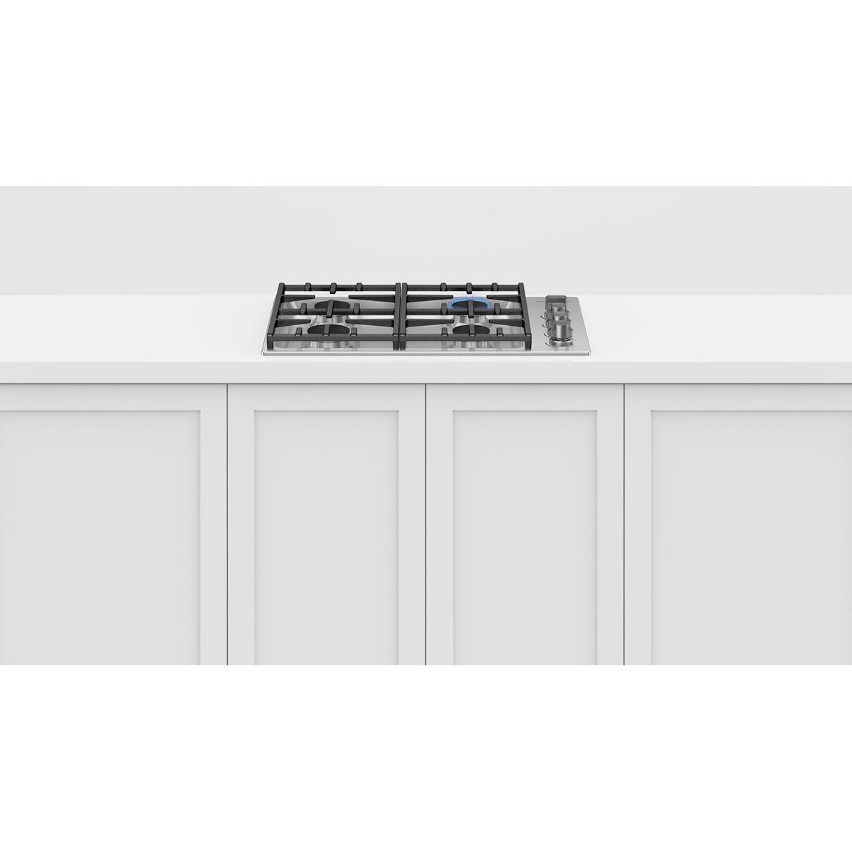  Fisher & Paykel 30-inch Built-in Gas Cooktop with 4 Burners CDV3-304-N IMAGE 4