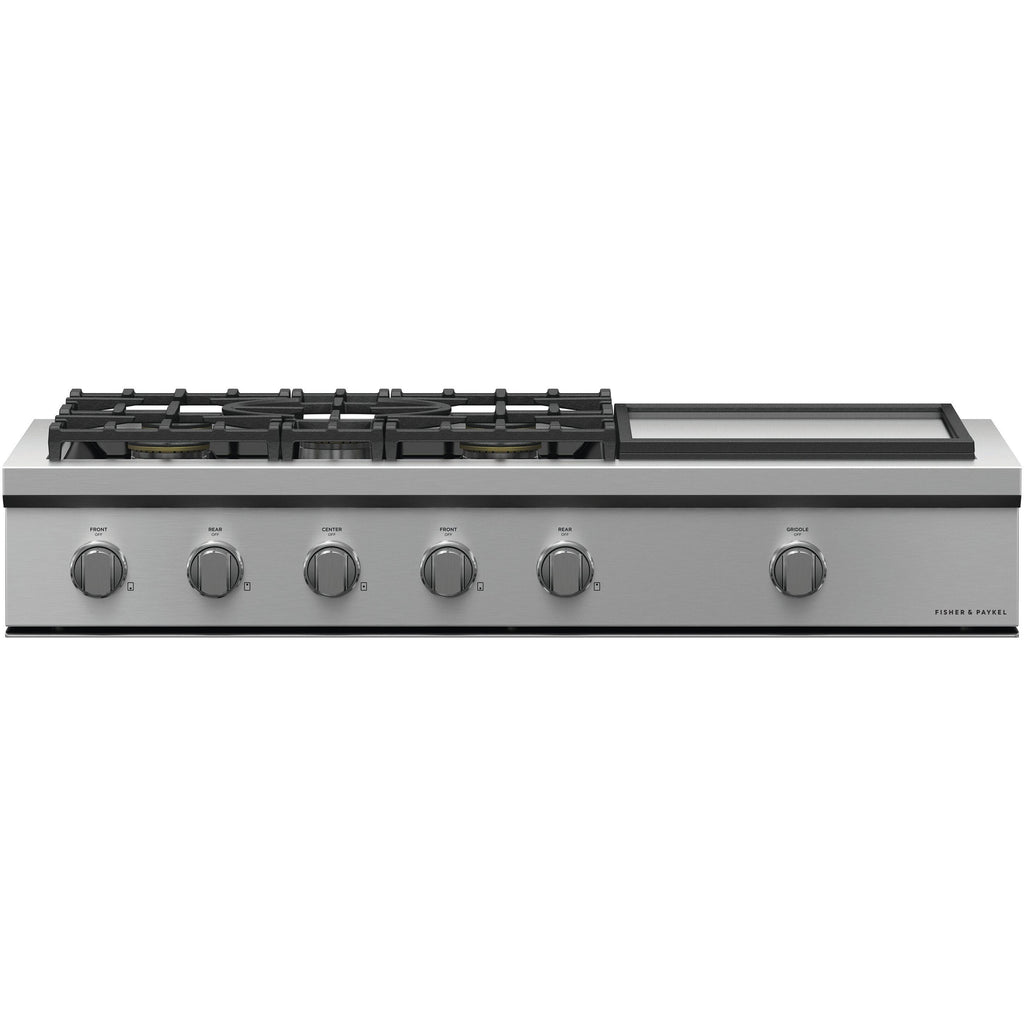  Fisher & Paykel 48-inch Gas Rangetop with Griddle CPV3-485GD-N IMAGE 1