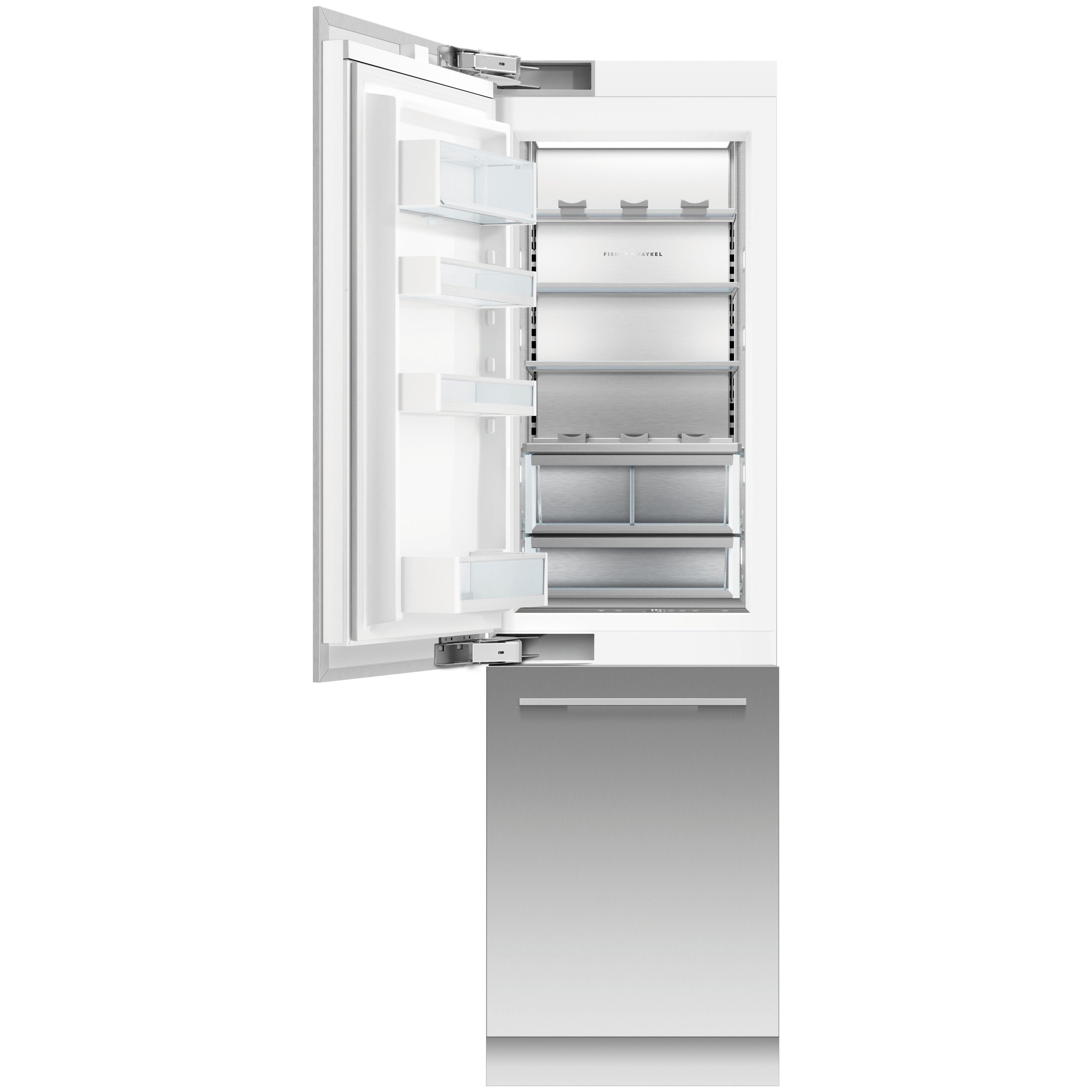  Fisher & Paykel 24-inch, 12.1 cu. ft. Built-in Bottom Freezer Refrigerator with ActiveSmart™ RS2484WLUK1 IMAGE 4