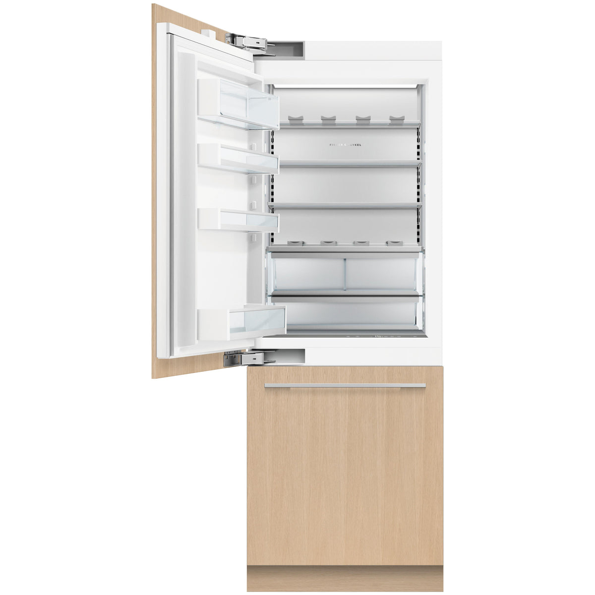  Fisher & Paykel 30-inch, 15.9 cu. ft. Built-in Bottom Freezer Refrigerator with ActiveSmart™ RS3084WLUK1 IMAGE 3