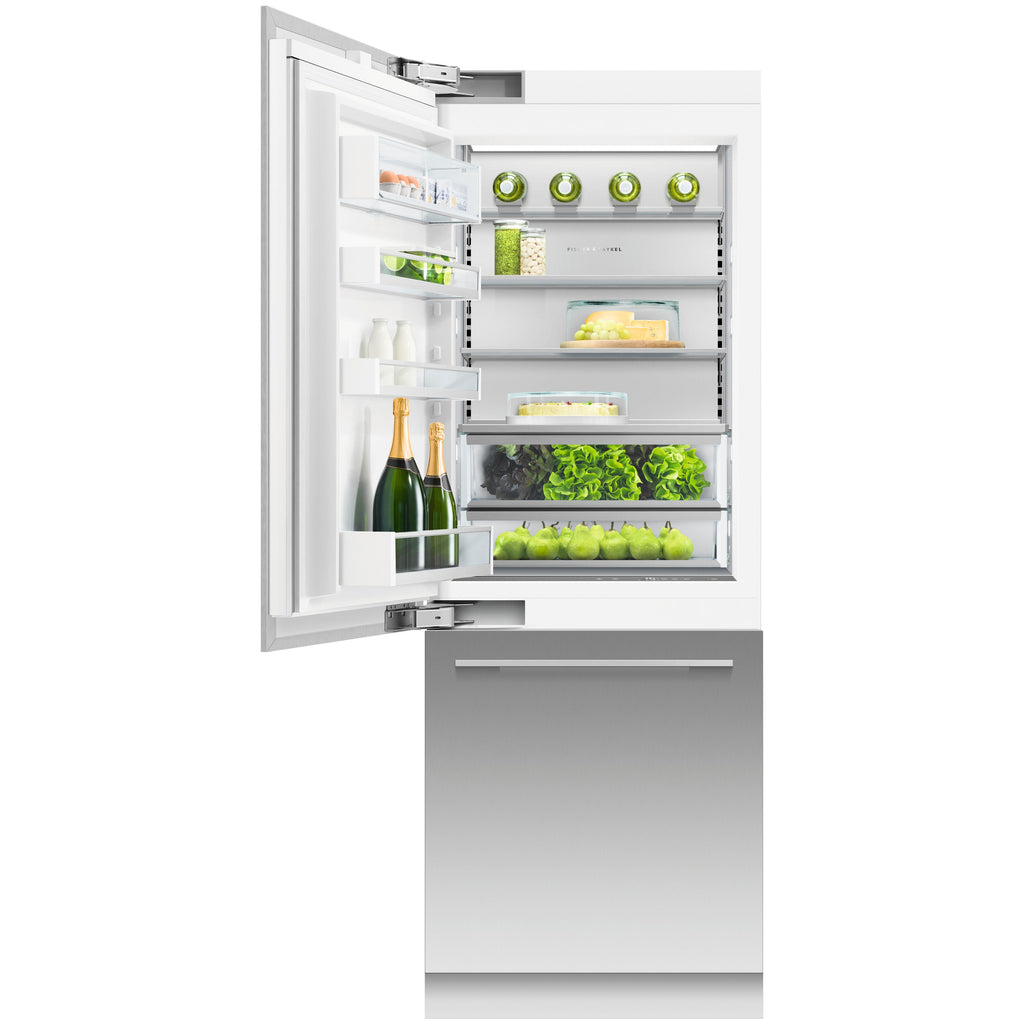  Fisher & Paykel 30-inch, 15.9 cu. ft. Built-in Bottom Freezer Refrigerator with ActiveSmart™ RS3084WLUK1 IMAGE 6