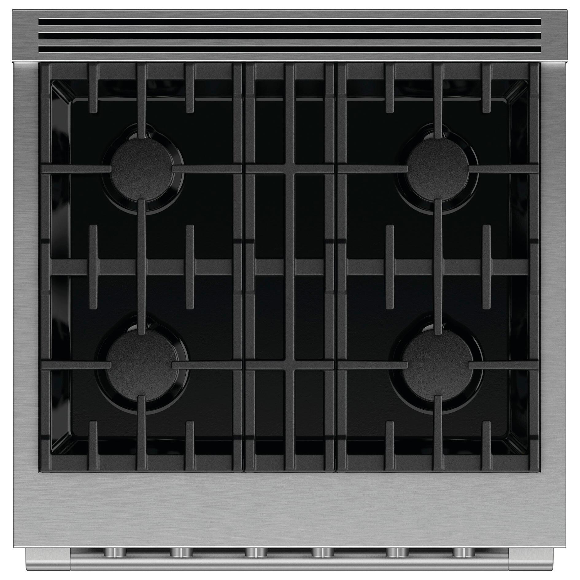  Fisher & Paykel 30-inch Freestanding Gas Range with Dual Flow Burners™ RGV3-304-N IMAGE 2