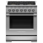  Fisher & Paykel 30-inch Freestanding Gas Range with Dual Flow Burners™ RGV3-305-L IMAGE 1