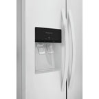  Frigidaire 33-inch, 22.2 cu.ft. Freestanding Side-by-Side Refrigerator with Ice and Water Dispensing System FRSS2323AW IMAGE 4