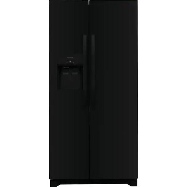  Frigidaire 33-inch, 22.2 cu.ft. Freestanding Side-by-Side Refrigerator with Ice and Water Dispensing System FRSS2323AB IMAGE 1