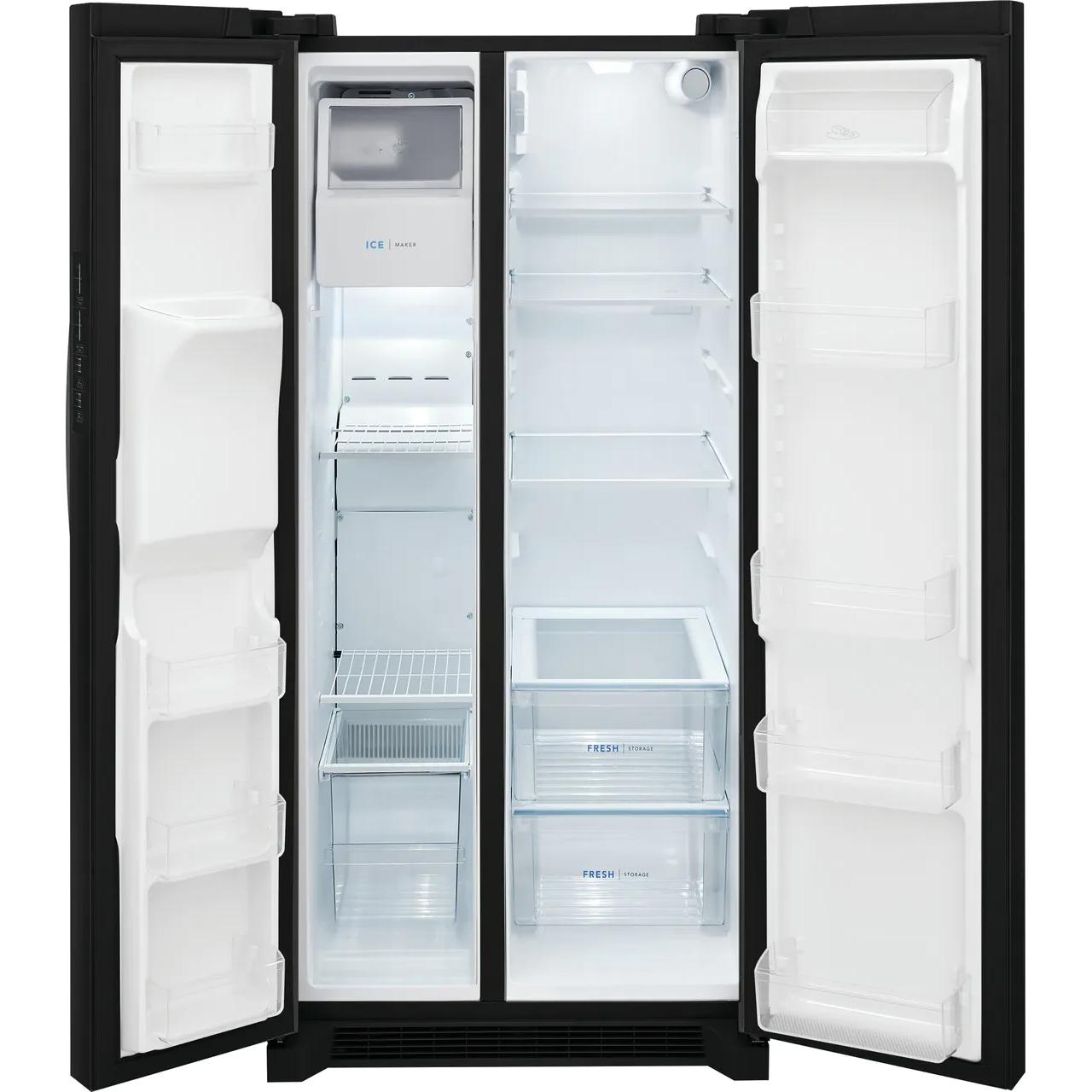  Frigidaire 33-inch, 22.2 cu.ft. Freestanding Side-by-Side Refrigerator with Ice and Water Dispensing System FRSS2323AB IMAGE 6