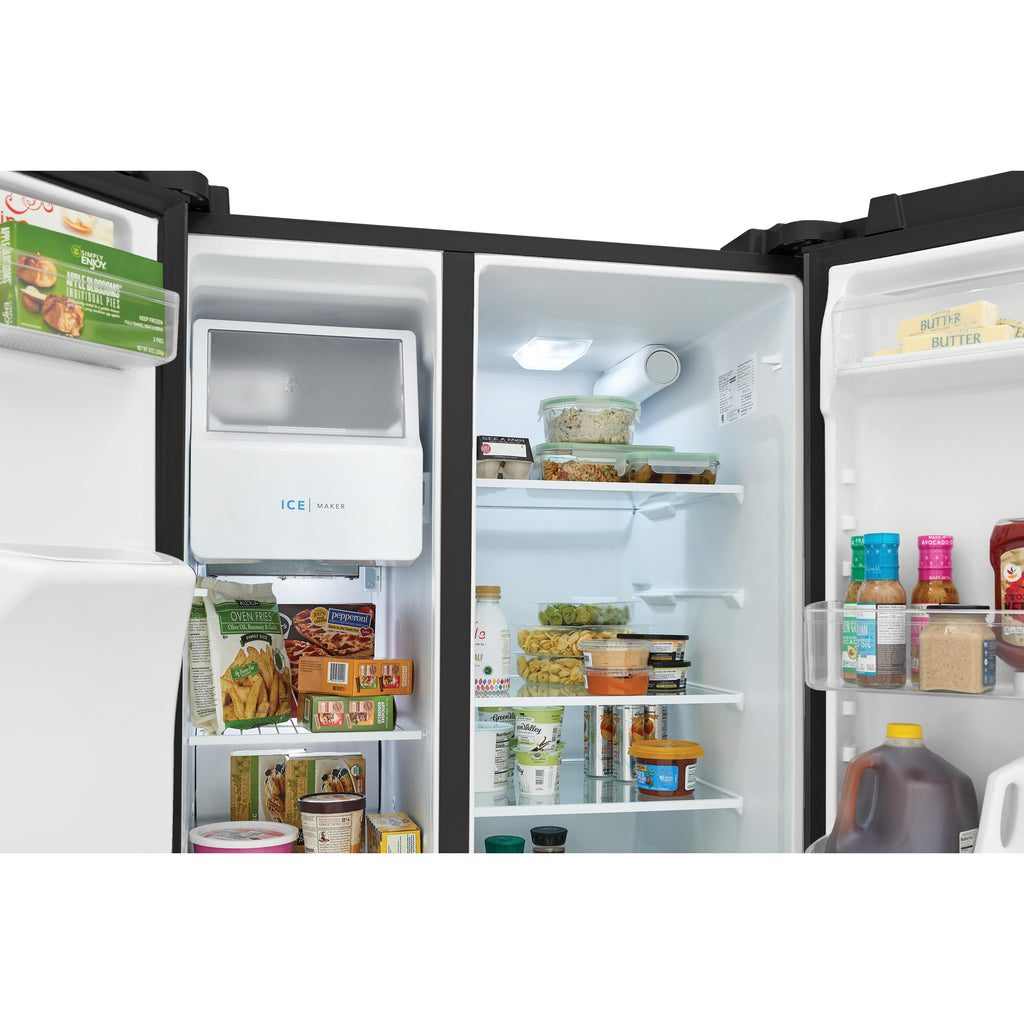  Frigidaire 36-inch, 25.6 cu.ft. Freestanding Side-by-Side Refrigerator with Ice and Water Dispensing System FRSS2623AB IMAGE 11