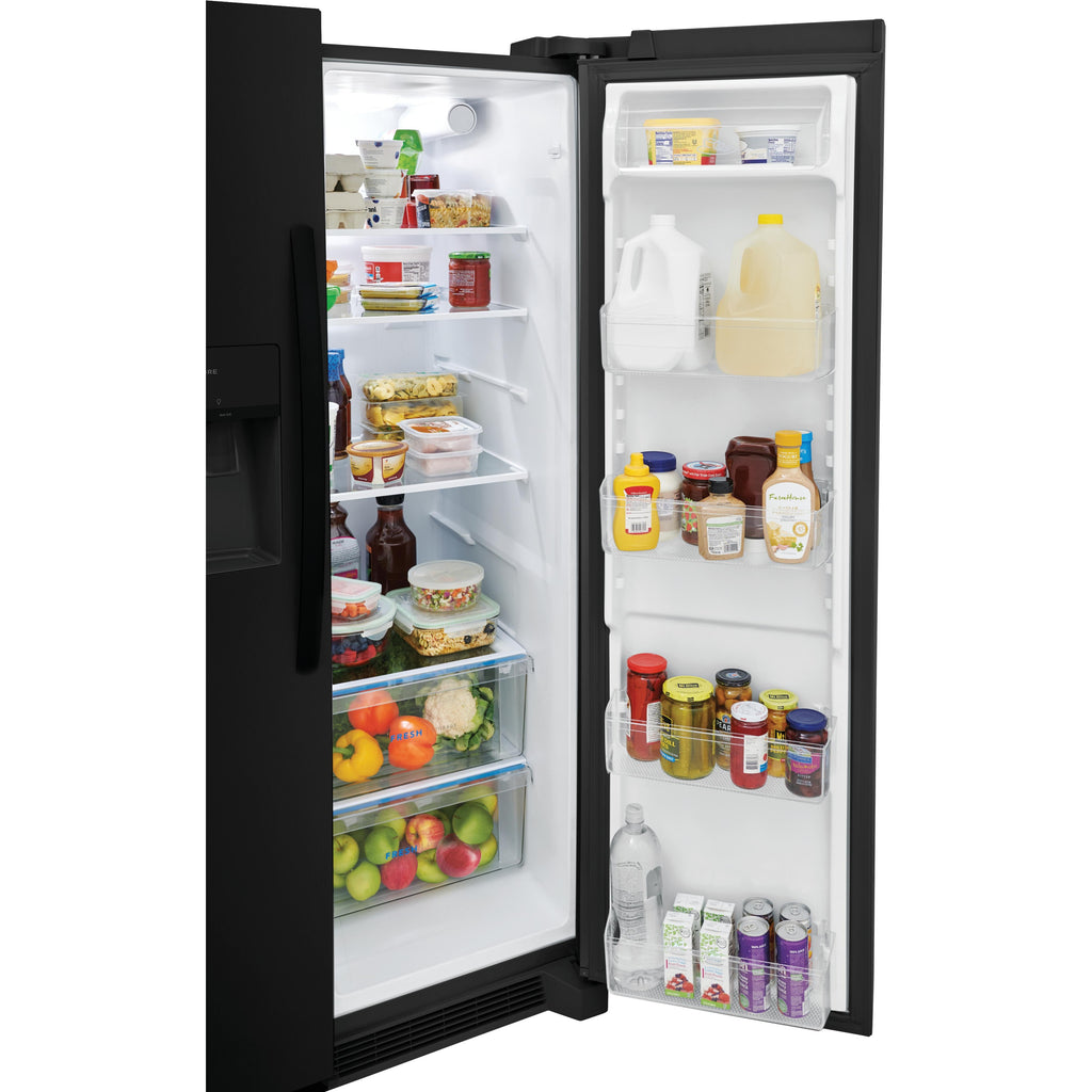  Frigidaire 36-inch, 25.6 cu.ft. Freestanding Side-by-Side Refrigerator with Ice and Water Dispensing System FRSS2623AB IMAGE 12
