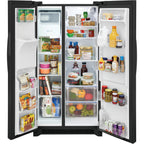  Frigidaire 36-inch, 25.6 cu.ft. Freestanding Side-by-Side Refrigerator with Ice and Water Dispensing System FRSS2623AB IMAGE 3