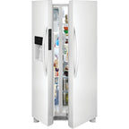  Frigidaire 36-inch, 25.6 cu.ft. Freestanding Side-by-Side Refrigerator with Ice and Water Dispensing System FRSS2623AW IMAGE 4