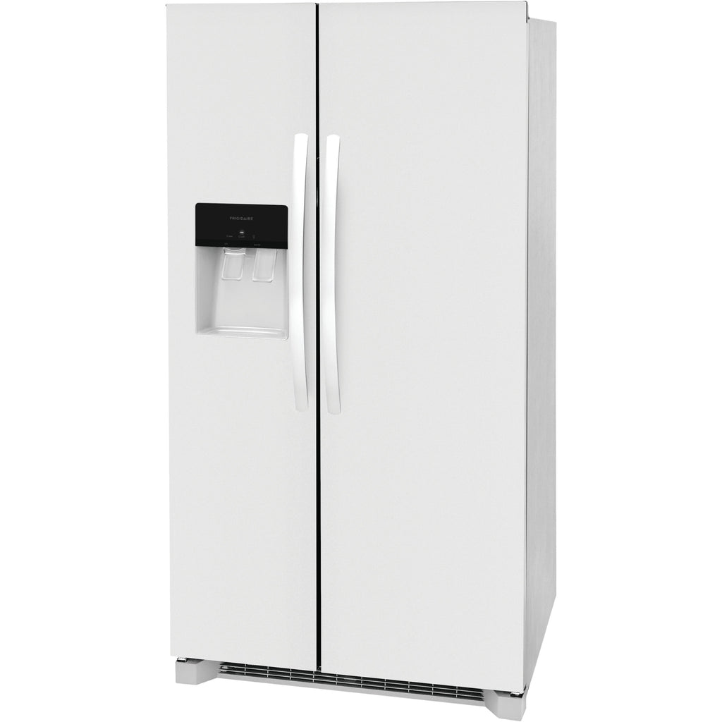  Frigidaire 36-inch, 25.6 cu.ft. Freestanding Side-by-Side Refrigerator with Ice and Water Dispensing System FRSS2623AW IMAGE 6