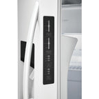  Frigidaire 36-inch, 25.6 cu.ft. Freestanding Side-by-Side Refrigerator with Ice and Water Dispensing System FRSS2623AW IMAGE 8