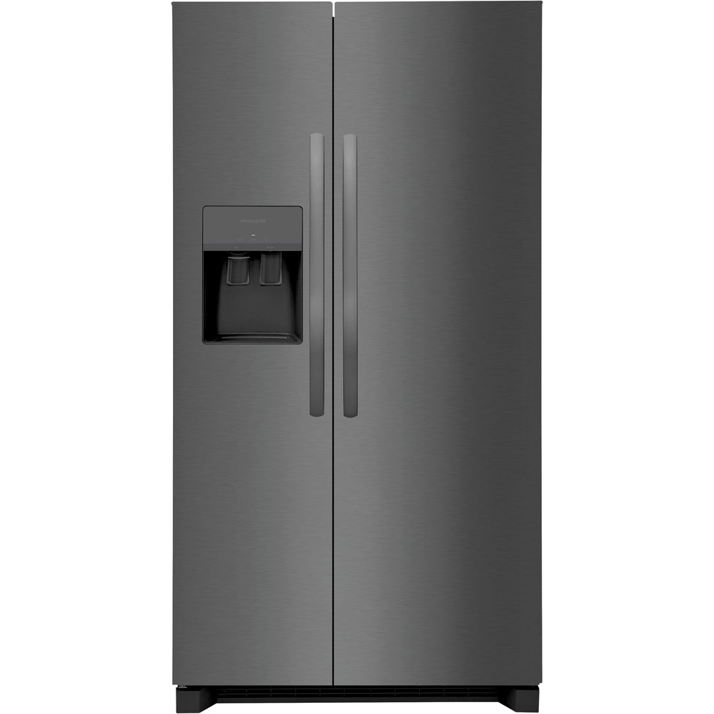  Frigidaire 36-inch, 25.6 cu.ft. Freestanding Side-by-Side Refrigerator with Ice and Water Dispensing System FRSS2623AD IMAGE 1