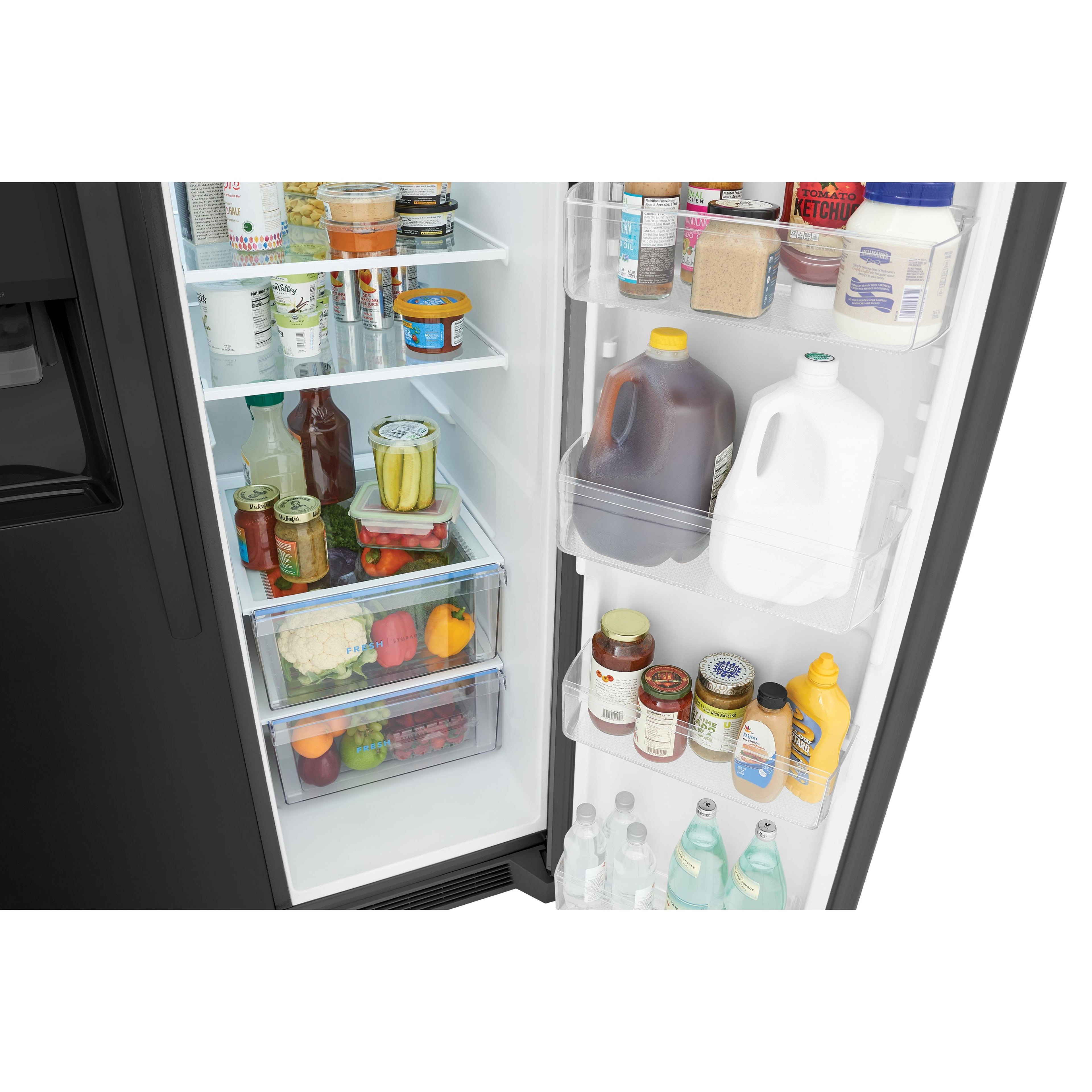  Frigidaire 36-inch, 25.6 cu.ft. Freestanding Side-by-Side Refrigerator with Ice and Water Dispensing System FRSS2623AD IMAGE 10