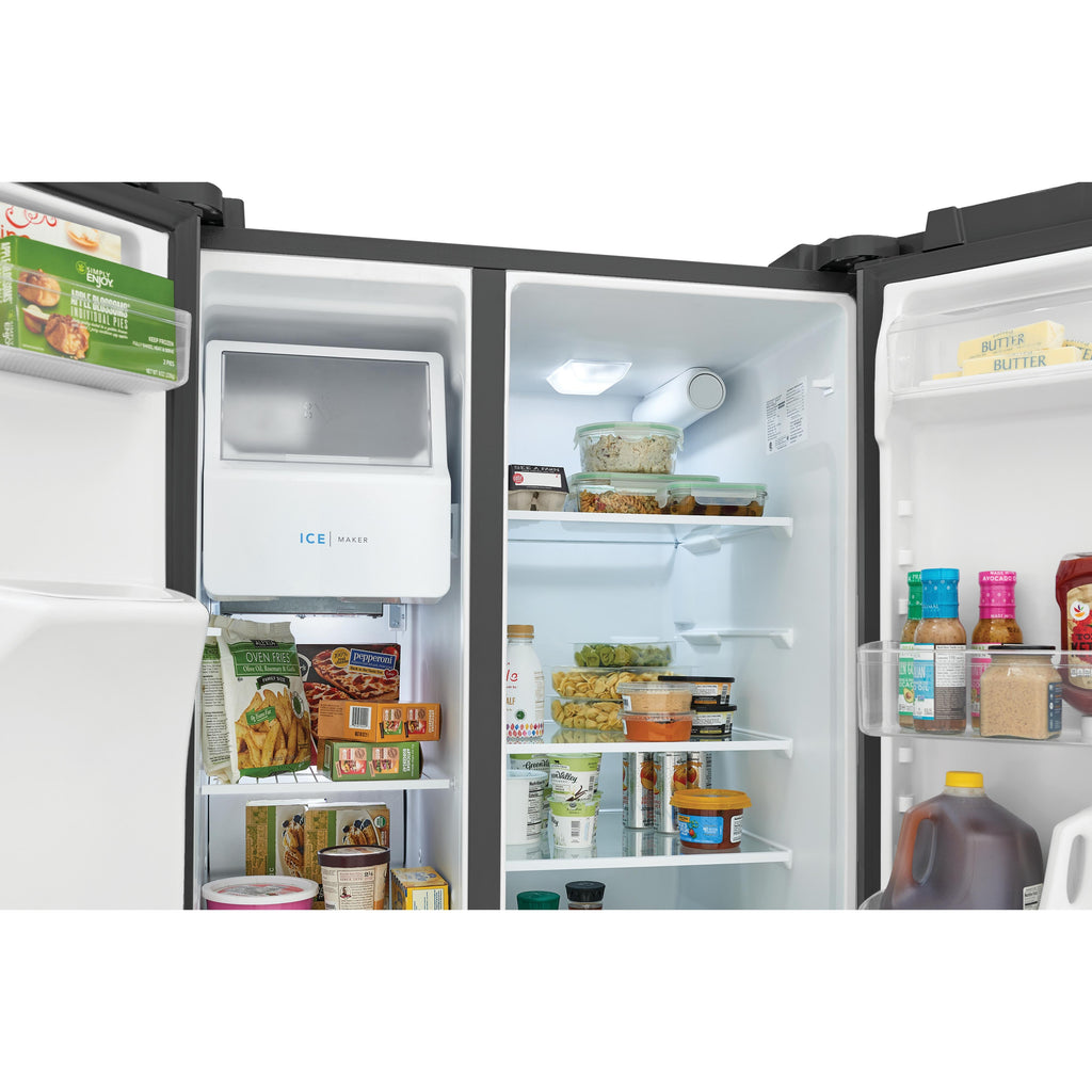  Frigidaire 36-inch, 25.6 cu.ft. Freestanding Side-by-Side Refrigerator with Ice and Water Dispensing System FRSS2623AD IMAGE 11