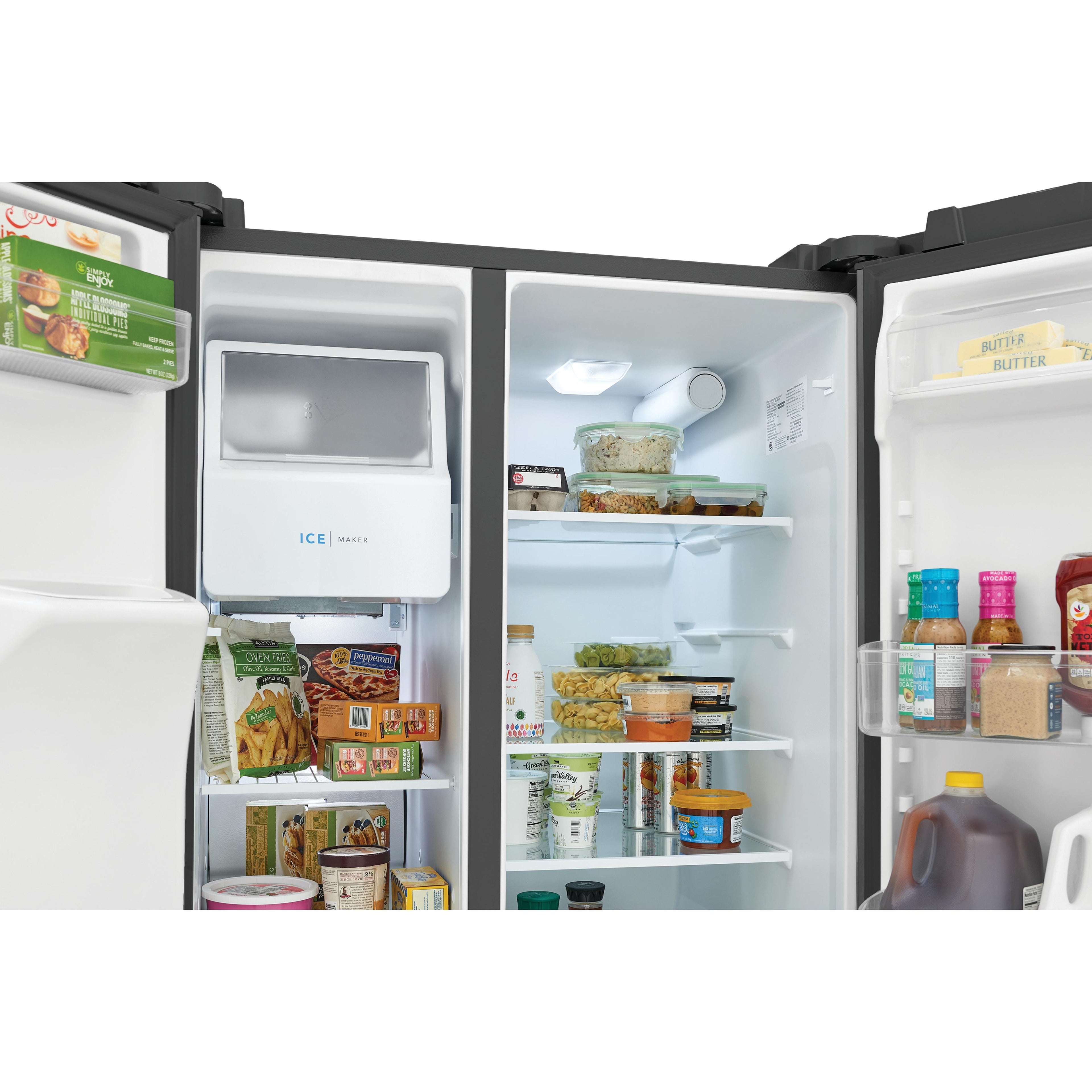  Frigidaire 36-inch, 25.6 cu.ft. Freestanding Side-by-Side Refrigerator with Ice and Water Dispensing System FRSS2623AD IMAGE 11