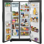 Frigidaire 36-inch, 25.6 cu.ft. Freestanding Side-by-Side Refrigerator with Ice and Water Dispensing System FRSS2623AD IMAGE 3