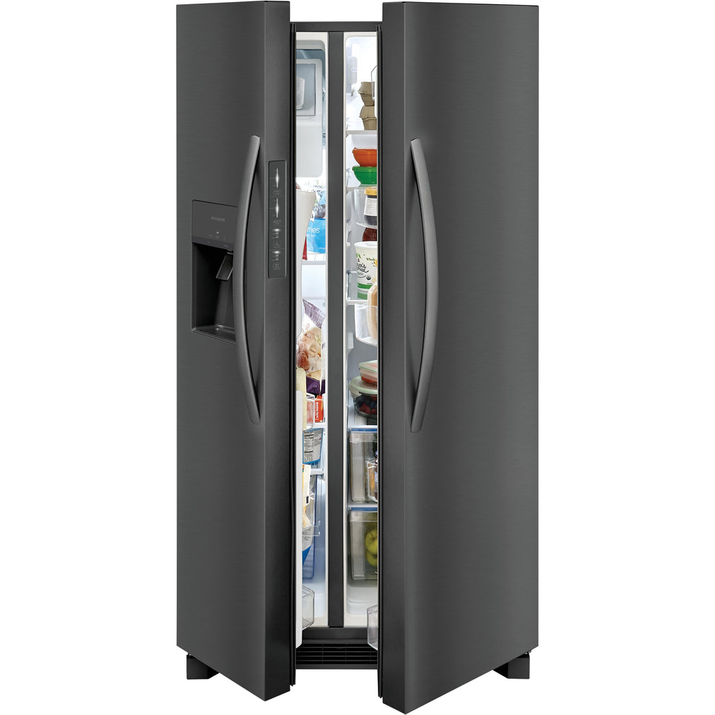  Frigidaire 36-inch, 25.6 cu.ft. Freestanding Side-by-Side Refrigerator with Ice and Water Dispensing System FRSS2623AD IMAGE 4