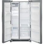  Frigidaire 36-inch, 25.6 cu.ft. Freestanding Side-by-Side Refrigerator with Ice and Water Dispensing System FRSS2623AS IMAGE 9