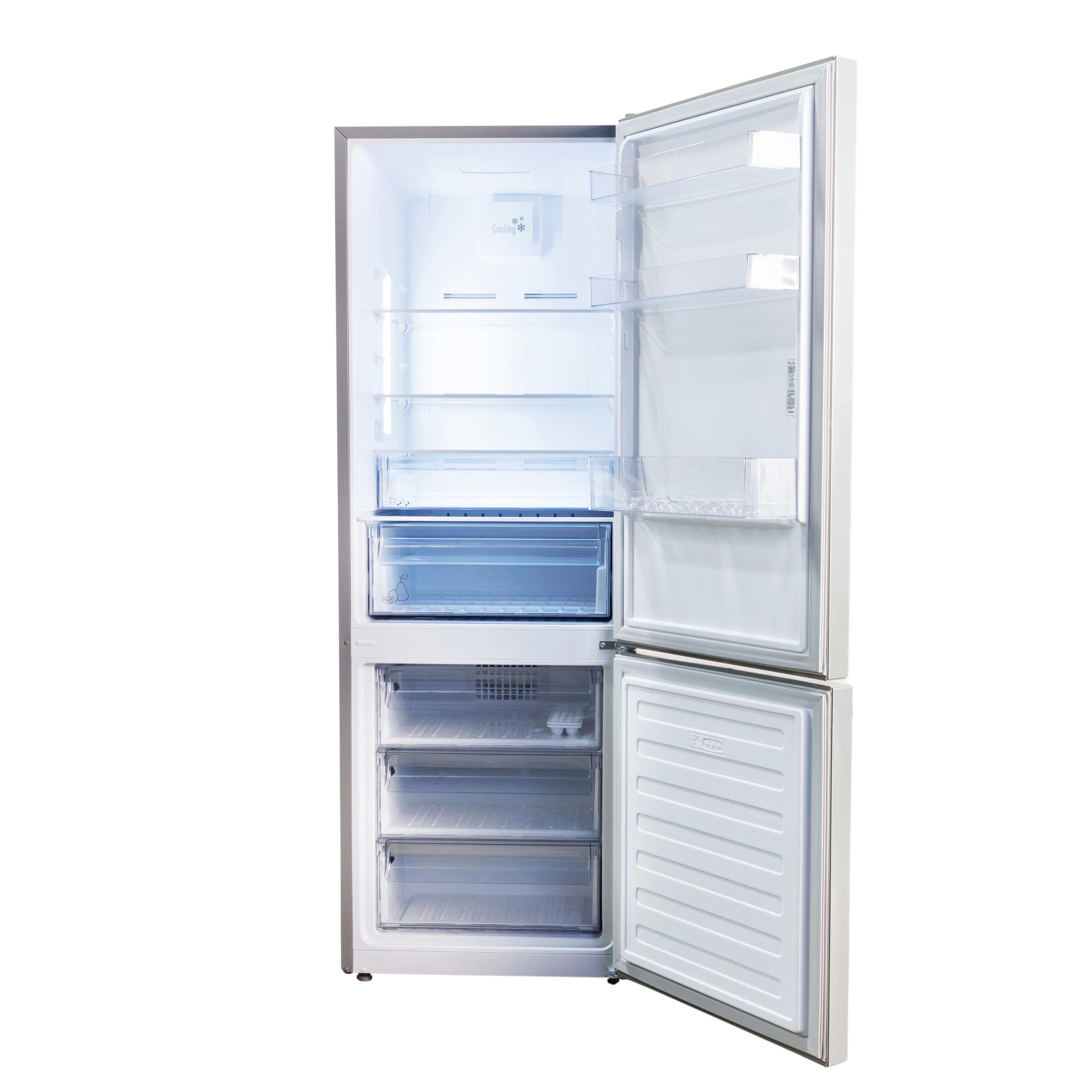  Blomberg 24-inch, 11.43 cu.ft Counter-Depth Bottom Freezer Refrigerator BRFB1045WH IMAGE 3