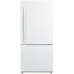  Moffat 30-inch, 18.6 cu.ft. Freestanding Bottom Freezer Refrigerator with LED Lighting MDE19DTNKWW IMAGE 1