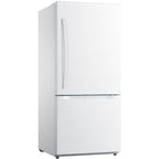  Moffat 30-inch, 18.6 cu.ft. Freestanding Bottom Freezer Refrigerator with LED Lighting MDE19DTNKWW IMAGE 2