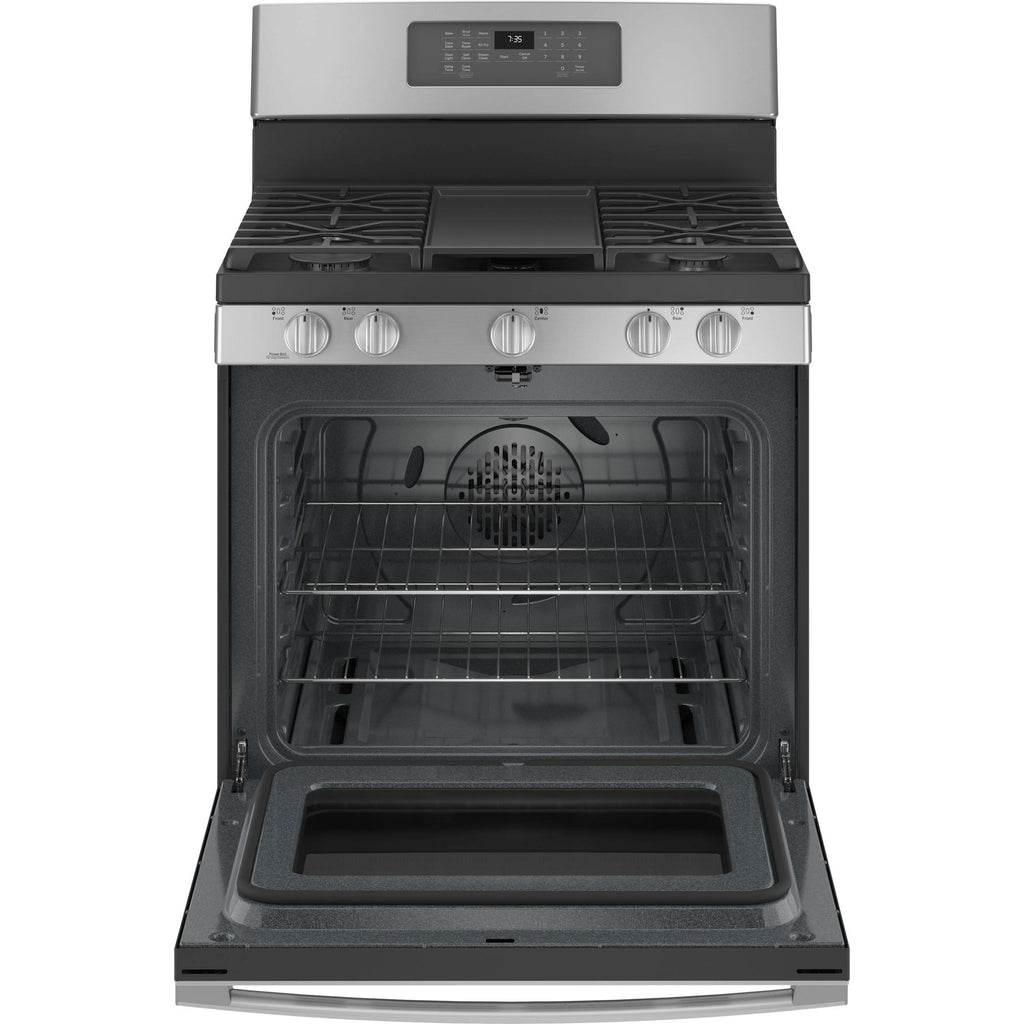  GE 30-inch Freestanding Gas Range with Convection Technology JCGB735SPSS IMAGE 2