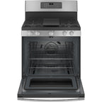  GE 30-inch Freestanding Gas Range with Convection Technology JCGB735SPSS IMAGE 2