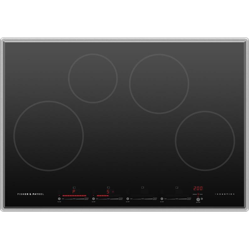  Fisher & Paykel 30-inch Built-In Electric Cooktop with Induction CI304PTX4 IMAGE 1