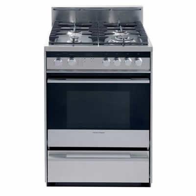  Fisher & Paykel 24-inch Freestanding Gas Range OR24SDMBGX1 IMAGE 1