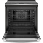  GE Profile 30-inch Slide-in Electric Induction Range with True European Convection Technology PCHS920YMFS IMAGE 2
