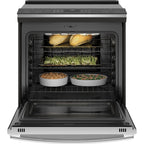  GE Profile 30-inch Slide-in Electric Induction Range with True European Convection Technology PCHS920YMFS IMAGE 3