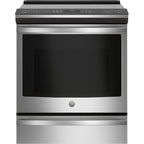  GE Profile 30-inch Slide-in Electric Induction Range with True European Convection Technology PCHS920YMFS IMAGE 4