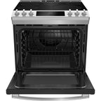  GE Profile 30-inch Slide-in Electric Range with True European Convection Technology PCS940YMFS IMAGE 3