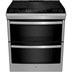  GE Profile 30-inch Slide-in Electric Range with True European Convection Technology PCS980YMFS IMAGE 1