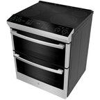  GE Profile 30-inch Slide-in Electric Range with True European Convection Technology PCS980YMFS IMAGE 2