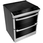  GE Profile 30-inch Slide-in Electric Range with True European Convection Technology PCS980YMFS IMAGE 3