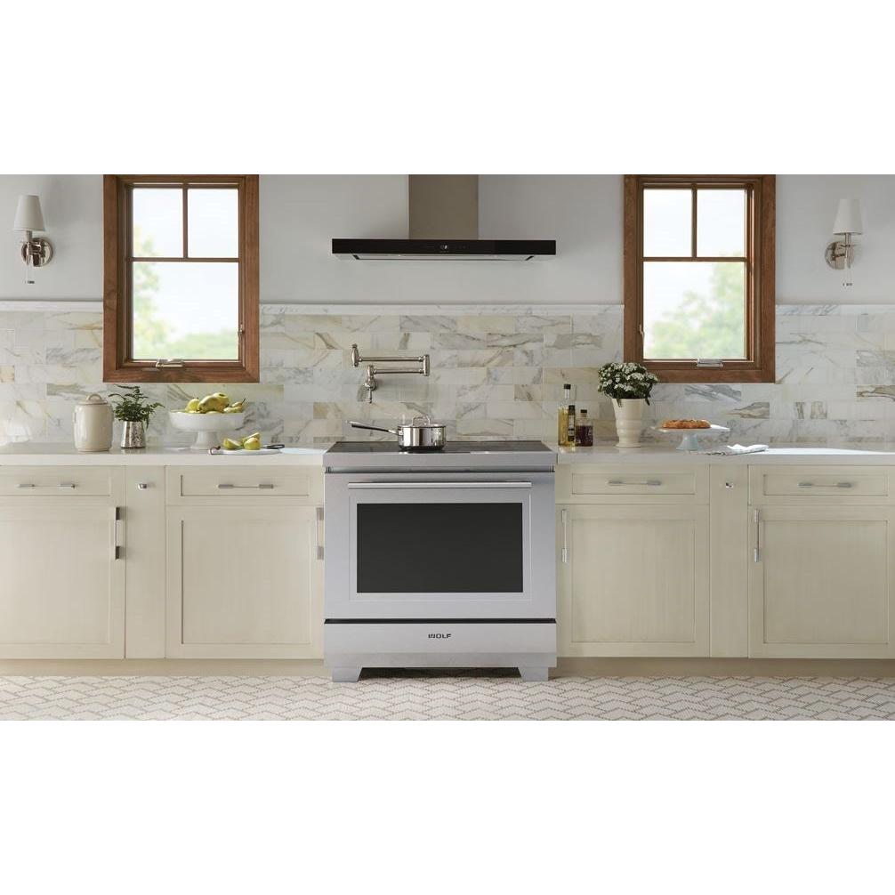  Wolf 36-inch Freestanding Induction Electric Range with Wi-Fi Connect IR36550/S/T IMAGE 5