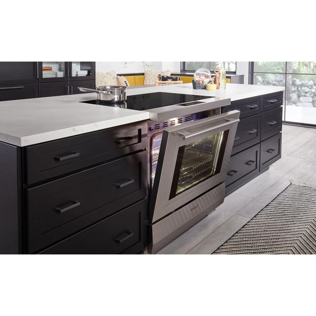  Wolf 36-inch Freestanding Induction Electric Range with Wi-Fi Connect IR36550/S/T IMAGE 7