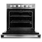  Blomberg 30-inch Freestanding Electric Range with Convection Technology BERU30422CSS IMAGE 2