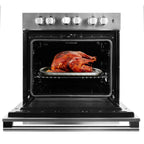  Blomberg 30-inch Freestanding Electric Range with Convection Technology BERU30422CSS IMAGE 3