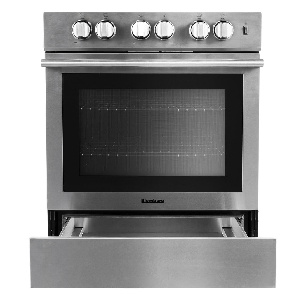  Blomberg 30-inch Freestanding Electric Range with Convection Technology BERU30422CSS IMAGE 4
