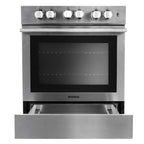  Blomberg 30-inch Freestanding Electric Range with Convection Technology BERU30422CSS IMAGE 4
