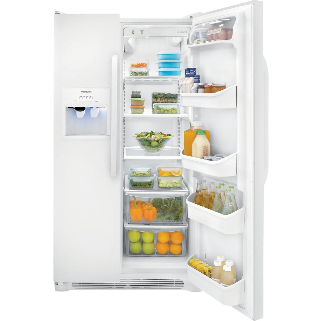  Frigidaire 33-inch, 22.6 cu. ft. Side-by-Side Refrigerator with Ice and Water FFHS2311LW IMAGE 2