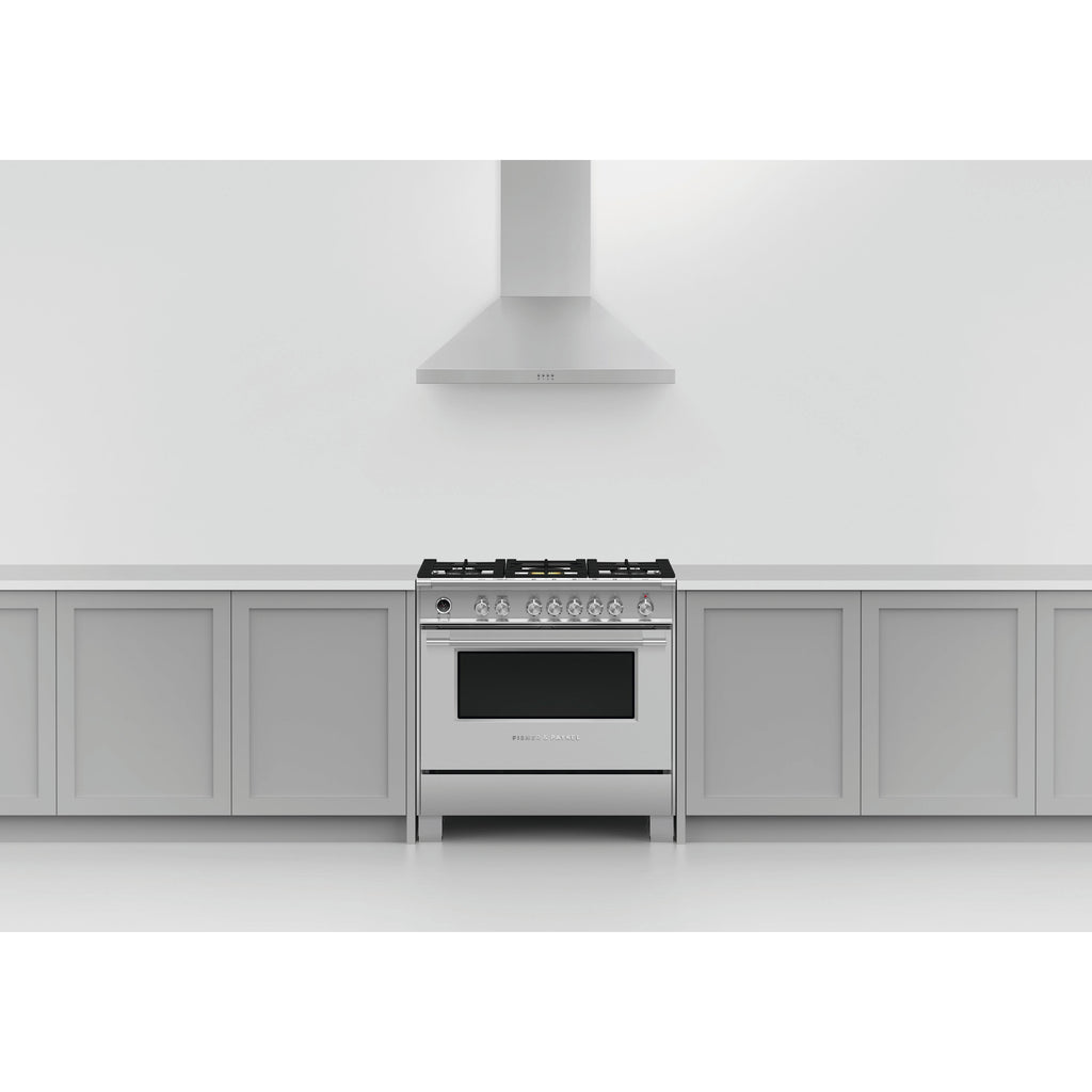  Fisher & Paykel 36-inch Wall Mount Range Hood with LED Lighting HC36PCX1 IMAGE 10