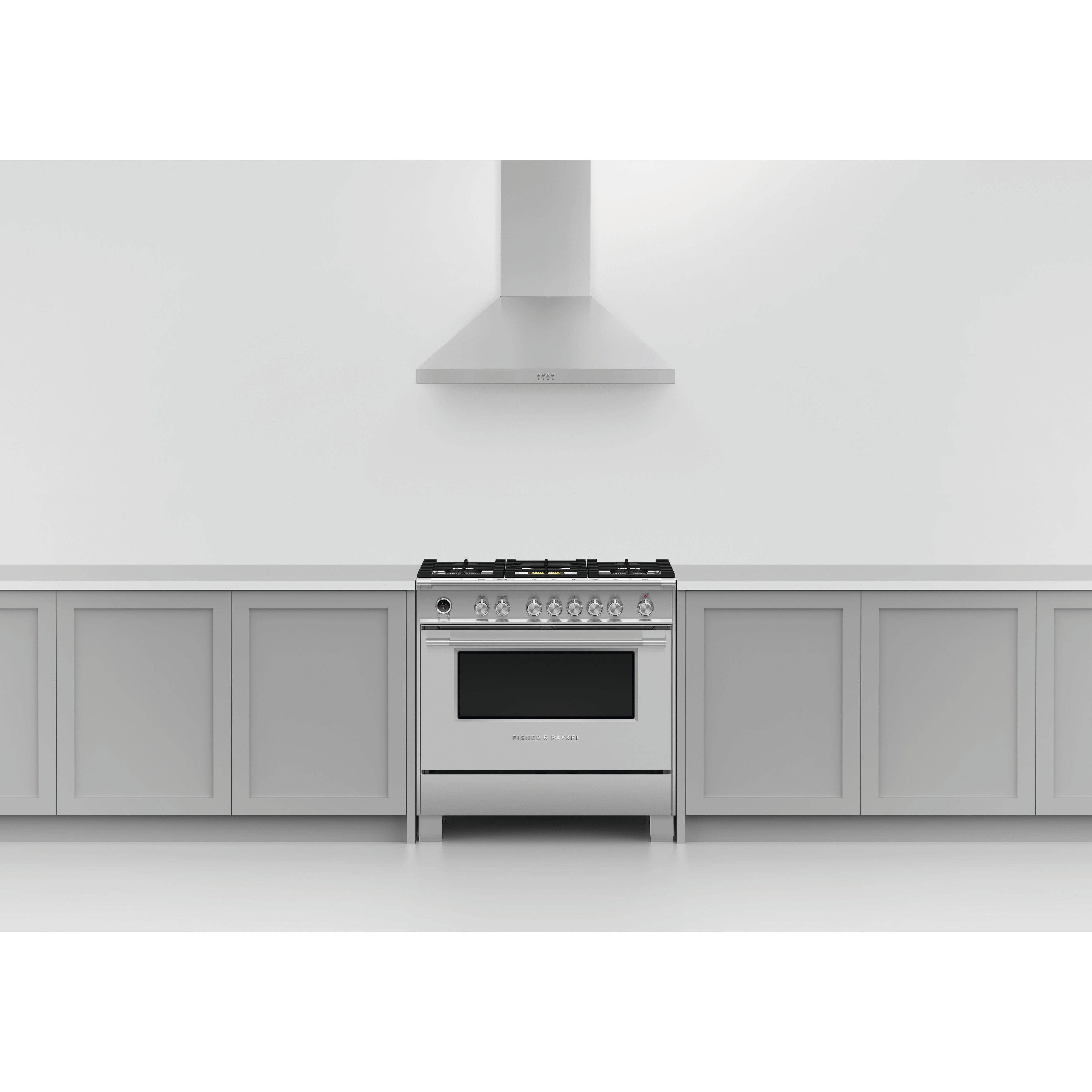  Fisher & Paykel 36-inch Wall Mount Range Hood with LED Lighting HC36PCX1 IMAGE 10