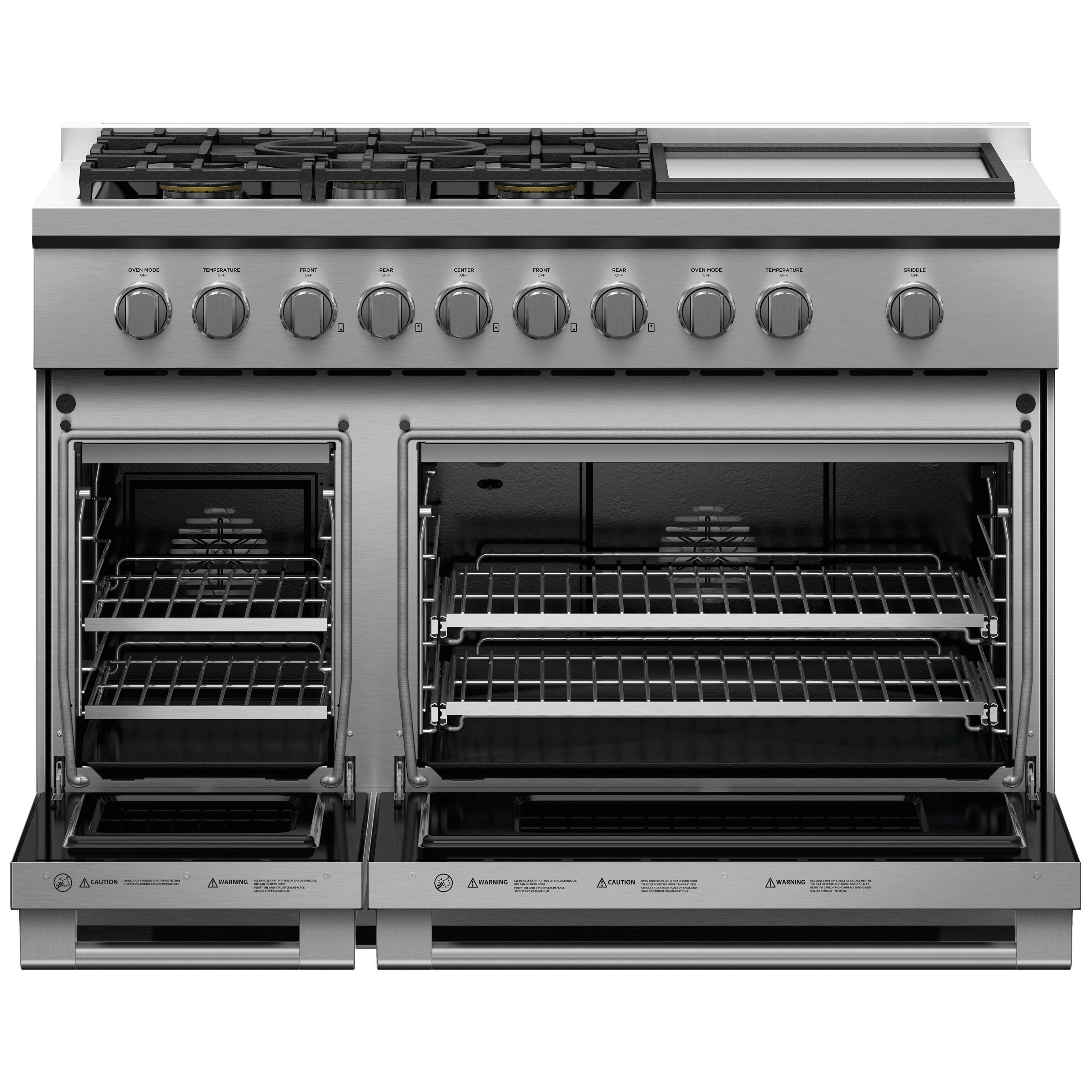  Fisher & Paykel 48-inch Freestanding Gas Range with Griddle RGV3-485GD-L IMAGE 2
