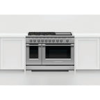  Fisher & Paykel 48-inch Freestanding Gas Range with Griddle RGV3-485GD-L IMAGE 3